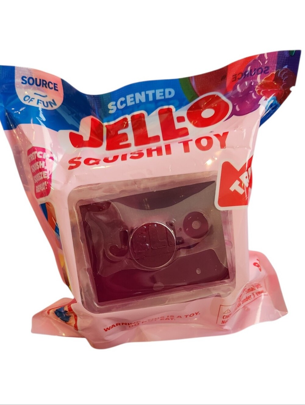 NEW Jell-O Squishi Jiggle Cube Purple Scented Squishy Fidget Sensory Squeeze